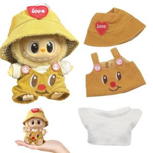 Vêtements Labubu, Labubu Poupées Pull, Accessoires pour poupées Labubu, Tenue Stylée Labubu, Vêtements de poupée en Peluche, Mignon Mini Poupée en Peluche Vêtements, pour 17cm Labubu Plush Doll (Aomantic Sarl, neuf)