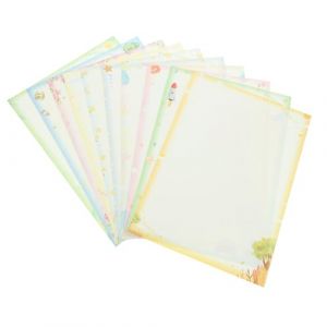 HOODANCOS 50feuilles Papier Imprimé Décoratif Pour Arts Et Crafts Papier Impression Épais Avec Bordure Élégante Pour Projets (Weiera, neuf)