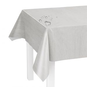 LILENO HOME Nappe lavable au m&egrave;tre, 100 x 140 cm (bord coup&eacute;), en lin, imperm&eacute;able, id&eacute;ale comme nappe ou chemin de table pour tente &agrave; bi&egrave;re (Discount-Deal24, neuf)