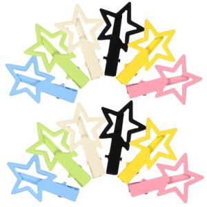 Homoyoyo 12pièces Pinces à Cheveux Étoiles Métal Lot De Barrettes à Cheveux Décoratives Kawaii Pour Femme Et Fille (Alda Jin, neuf)
