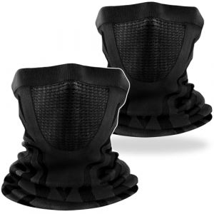 ENONEO Cache Cou Homme Femme Sport Cagoule Moto Tour de Cou Polaire Balaclava Hiver Running Cache Cou Ski Coupe-Vent Respirant Masque Femme Cagoule Velo VTT Running Bandana Nez Ski (ENONEO, neuf)