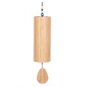 Carillons &eacute;oliens zen,Bamboo Vent,Carillons &eacute;oliens en bambou japonais,Carillon &eacute;oliens en Bambou,Carillon Japonais,Convient pour le yoga, la m&eacute;ditation, le jardinage, etc. (Accord de fa Spring Breeze (feitao trading, neuf)