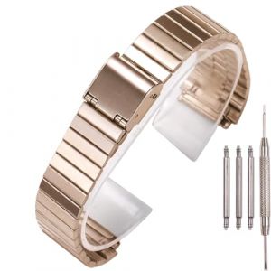 Bracelet de montre de rechange en acier inoxydable de 18 mm compatible avec Casio F-108WH AE1200WH A168WA A158WA LA670WGA A700W Accessoires de montre pour homme et femme, 18mm, Quartz synth&eacute;tique. (xbhsw, neuf)