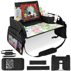 Adiwo Plateau de Voyage pour Enfant, Plateau d'activit&eacute; de Voyage pour Enfants, Plateau Voiture Enfant avec Sac de Rangement, Plateau de Voyages Convient aux Enfants et aux &Eacute;tudiants en Voyages (Yoowe, neuf)