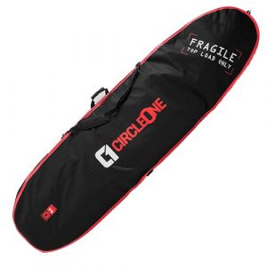 Circle One Double Housse de Surf, Sac de Voyage, Portable Durable pour Deux Planches de Surf Surfboards, Rouge, 2.15m (7ft) (Circle One Surf Company, neuf)