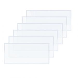 Uxsjakjsd Remplacement de la Vitre du Cabinet de Sablage - 6 Pi&egrave;ces de Film Abrasif de Sablage - Polyester 23 X 11 Pouces A (Longbagu, neuf)