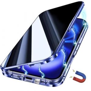 Coque de Protection pour Huawei P30 Pro,360 degr&eacute;s d'intimit&eacute; Avant et arri&egrave;re en Verre tremp&eacute; Couvercle,&eacute;cran Anti - Spy,Huawei P30 Pro Spy magn&eacute;tique Adsorption m&eacute;tal Pare - Chocs (YOURSEA, neuf)