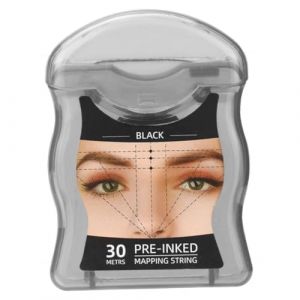 NIYANGLE Guide De Traçage Des Sourcils Règle De Traçage Outil De Mesure Des Sourcils Kit De Mise Forme Mètres De Ficelle (Telinei, neuf)