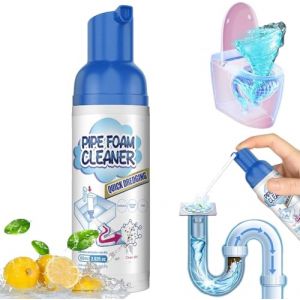 Herios Nettoyeur de canalisations en mousse – Nettoyant moussant pour canalisations, évier et canalisations puissant, déboucheur liquide pour canalisations de cuisine, éviers, baignoires (1 pièce) (Ashopfun Official Store, neuf)