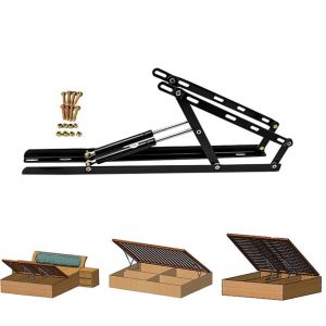 M&eacute;Canisme De Levage Pneumatique Hydraulique Lit,Kit Levage De Stockage Lit Ressort Gaz Robuste Pour Lit Poteau Pneumatique,Amortisseur ​&agrave; Gaz,Verin Hydraulique,pour tatami,lit,canap&eacute;,Robuste & durable (wangwangjiahui, neuf)