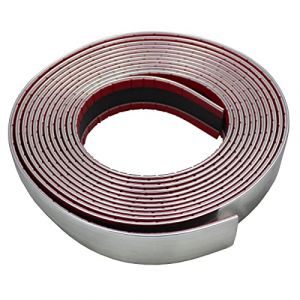 Lumonic baguette chromée autocollante 30mm x 5m I Baguette décorative chromée pour voiture, camion etc. I Baguette chromée 30mm, Baguette chromée voiture, Accessoires voiture (IT-Tronics GmbH, neuf)