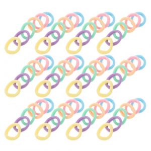 JOINPAYA Élastiques à Cheveux pour Garçon et Filles Lot de 500 Pièces sans Couture et Doux Haute Élasticité Couleurs Printanières Assorties Adaptés pour Queues de Cheval et Coiffures (YUYOOT, neuf)