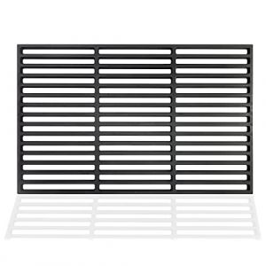SUBTLETY 60x40cm Ensemble de Grille &agrave; Charbon de Bois en Fonte Universelles &eacute;maill&eacute;es Grilles de Cuisson Barbecue et Fumoir 10mm d'&eacute;paisseur Massive Planchas aux Barbecues Gaz/Bois/Chemin&eacute;es (PAUNA Shop, neuf)