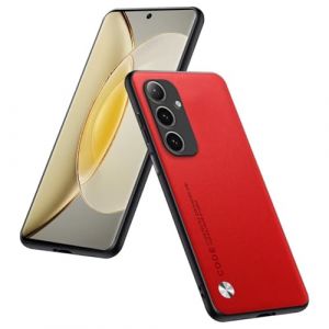 HULLIN Coque Compatible avec Samsung Galaxy S25+ / Samsung Galaxy S25 Plus (6.7"), Housse De Protection Cuir PU - Rouge (HULLIN, neuf)