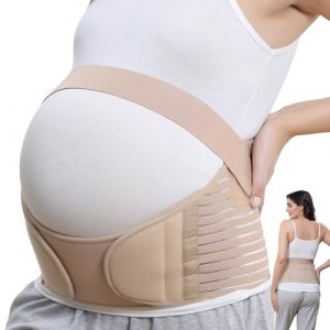 NEOtech Care Ceinture de grossesse de marque Support lombaire et soutien abdominal/abdomen, pour femme enceinte (Beige, Taille M) (NEOtech Care (EU), neuf)