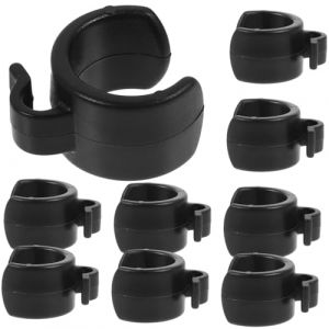 FUNOMOCYA Lot De 20 Pinces En Plastique Pour Microphone Et C&acirc;ble, Clips De Fixation 20 Mm Pour Pied De Micro, Organiseur C&acirc;ble Pour Tr&eacute;pied Et Enregistrement En Studio (Dalidasy, neuf)