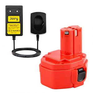 Joiry 14.4V 3.5Ah Ni-MH Batterie avec Chargeur pour Makita PA14 1420 1422 1433 1434 1435 1435F 192600-1 193985-8 192699 193157-5 193158-3 Makita 1051D 4033D 5094D 6280D 8280D JR140D ML140 UB140D (Joiry EU, neuf)