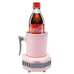 Mini r&eacute;frig&eacute;rateur portable 110 V, tasse de refroidissement rapide &eacute;lectrique, 46,4 ℉, refroidisseur de tasse de boisson &eacute;lectrique for la maison/bureau, mini r&eacute;frig&eacute;rateur de bureau, tasse de refroid (xiongshops, neuf)