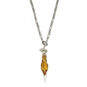 PYEUIFT Collier en Cristal, Pendule en Cristal de Roche, Collier en Cristal, Pendentif en Cristal, Pendentif en Cristal de GuéRison Hexagonal, Bijoux Gothiques en Cristal Naturel (tulan4820208, neuf)