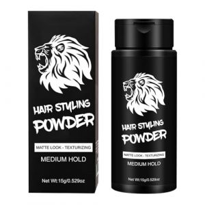 Pompe à poudre coiffante – Poudre capillaire texturisante | Poudre volumisante pour cheveux | Poudre coiffante pour cheveux | Poudre coiffante longue durée, poudre capillaire mate 15g pour femmes et h (lomunde, neuf)