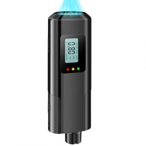 woeaozy Éthylotest Électronique sans Contact Homologué NF – Alcootest Portable Professionnel LCD Haute Précision avec USB Rechargeable, Coupe-Ceinture et Brise-Glace, pour Voiture, Maison et Fêtes (YANMUSHANGMAO, neuf)