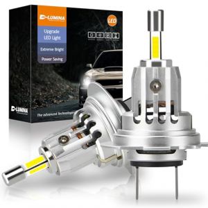 D-Lumina Ampoule LED H7 360&deg; &eacute;clairage, 100W 16000 LM,Lampe pour led h7 Voiture 12V Blanc 6500K, kit de Phares 500% Super Lumineux de Remplacement pour Halog&egrave;ne (E-sunpie, neuf)