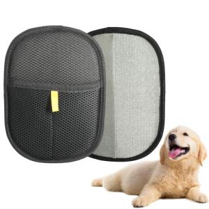 leruiyezs 2 Pcs Gant Anti Poils Double Face,Poignet &Eacute;lastique,Mat&eacute;riau Antistatique Lavable R&eacute;utilisable,pour Toilettage Quotidien Canap&eacute; Tapis Si&egrave;ge Auto Maison,Gant Poil Chat Conception Ergonomique (Lerui-FR, neuf)