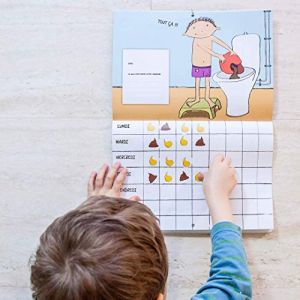 Mon Cacalendrier: livre d'apprentissage de la propret&eacute; pour enfant pour arr&ecirc;ter les couches avec autocollants de pipi et caca et commencer sur le pot (Ideando AB, neuf)