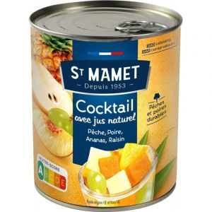 ST MAMET - Cocktail De Fruits Sirop L&eacute;ger 500G - Lot De 4 - Vendu Par Lot (Les Trois Mousquetaires, neuf)