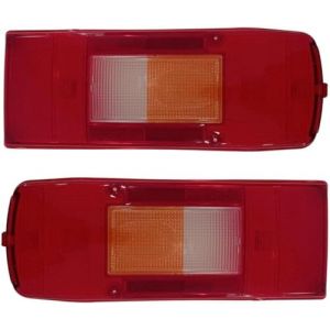 2 x Cabochon de feux arri&egrave;re pour Volvo FH16,FH12,FM9, Remorque de camion E-MARK Rouge Jaune Blanc (AUTOPLAN 22, neuf)