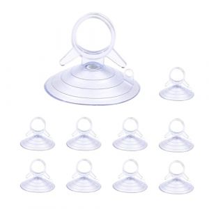 Ventouse Pare-Soleil, Ventouses Réutilisables pour Pare-Brise en Verre de Voiture, Ventouses en sans Crochets pour Pare-Soleil de Voiture 4.5 Cm, pour Cuisine, Salle de Bain, Fenêtre (yuruoda, neuf)
