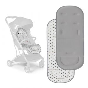 MS BabyWorld - Matelas universel pour poussette légère ou landau, housse universelle pour poussette, matelas rembourré pour poussette, léger, doux et respirant (SLEEP & PLAY, neuf)
