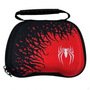 ElitePlay Spider Design Coque de protection rigide pour manette de PS5 Xbox Series X/S en EVA, rouge/noir (ElitePlay, neuf)