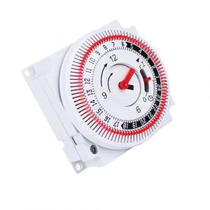 VOANZO Interrupteur minuterie 24 heures 220 V/16 A pour luminaires/chauffages domestiques/piscines/appareils m&eacute;nagers (VOANZO EU, neuf)