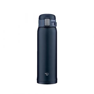Zojirushi ZOJIRUSHI) Bouteille d'eau en acier inoxydable avec ouverture par simple pression Bleu marine 480 ml SM-SF48-AD (GJG AUDIO, neuf)