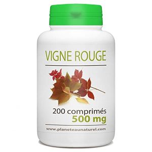 Vigne Rouge - 500 mg - 200 comprim&eacute;s (123PLANTES, neuf)