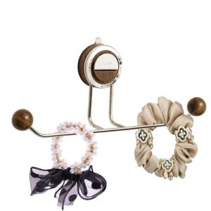 Nbbwwu Organisateur de bandeau pour femme – Support pour élastiques à cheveux | Organiseur de rangement à ventouse, support de chouchou pour bandeau, serre-tête et élastiques à cheveux (keslmk, neuf)