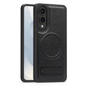 Lunivop pour Samsung Galaxy s25 Edge Coque Cuir Compatible avec MagSafe Protection, Magn&eacute;tique Support,Robuste Funda Para pour s25 Edge (6.7 '' Noir) (Lunivop Accessories Inc, neuf)