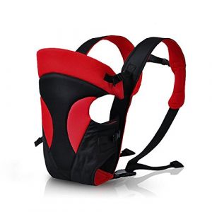 SONARIN Nouveau Coffre-fort et Confortable,porte-b&eacute;b&eacute; Respirant Multifonctionnel Ergonomique tout-saison,Boucle arri&egrave;re renforc&eacute;e,adaptez votre enfant &agrave; la croissance,vari&eacute;t&eacute; d'emplacements(Rouge) (granhulgy O&Uuml;, neuf)