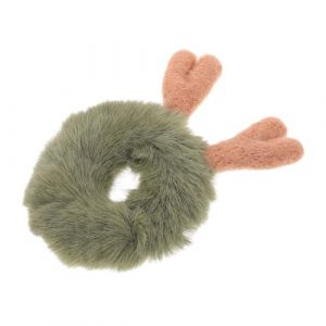 Healvian 1 Pièce Élastique à Cheveux En Peluche Antler Queues De Cheval Bijoux Noël Accessoires Pour Cheveux Jingle Bell Titulaires Paon Goth Rubans Épingle à Cheveux Corde à Cheveux Green (Le Sengyu, neuf)