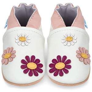 Juicy Bumbles Chaussures B&eacute;b&eacute; - Chaussons B&eacute;b&eacute; Cuir Souple - P&acirc;querettes 2-3 Ans (Juicy Bumbles, neuf)