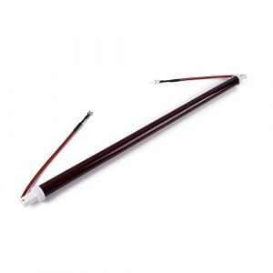 通用 Tube de lampe chauffante 1000 W 525 mm de longueur Rouge rubis pour chauffage de jardin, peinture de voiture, séchage, traitement de surface. (220 V 1 kW Ø 19 mm 525 mm) (somesino, neuf)
