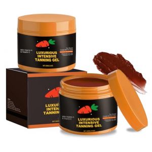Carrot Intensive Tanning Gel, Accelerateur De Bronzage - Huile De Bronzage - Activateur De Bronzage - Obtenez Un Bronzage Naturel, Bronzant Rapide, Avec Cocohuile Et Vitamines A & E (2PC) (xiaxiappa99, neuf)