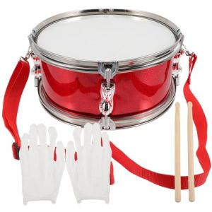 BESPORTBLE Tambour Garçon Fille Rouge Lumineux Percussion Instrument Éducatif Musical Garçon Fille Coordination Main-œil Concentration (Quentin Hua, neuf)