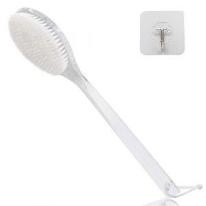 Mczcent Brosse de Bain Plastique Brosse de Douche à Dos - Massage Exfoliant, Brosse pour le Dos Corps avec Long Manche, Bath Body Back Shower Brush Brosse dos Douche Long Manche pour Femme Homme (Mczcent, neuf)