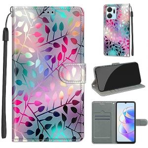 SIENIANLINE Coque pour Honor X7A, Coque Honor Play 7T,Etui Protection Housse Premium en Cuir de Portefeuille en Cuir Fermeture Magn&eacute;tique Flip Case pour Honor X7A / Honor Play 7T (DIKAS, neuf)