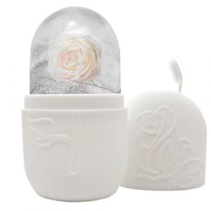 Rouleau de massage de glace pour le visage &ndash; Appareil de beaut&eacute; refroidi au cong&eacute;lateur &agrave; double t&ecirc;te pour tonifier la peau et calmer, outil portable de rouleau de glace pour le visage de voyage &agrave; la (quzasdgy, neuf)