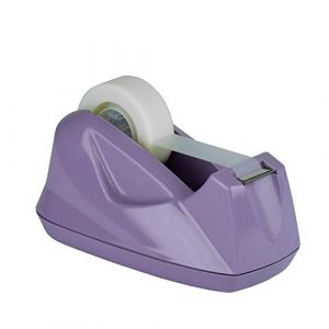 Acrimet Premium Dévidoir de Ruban Adhésif de Bureau, Plastique, Base Antidérapante (Résistant) (Couleur Violet) (Easy 2 Buy Distributors, neuf)