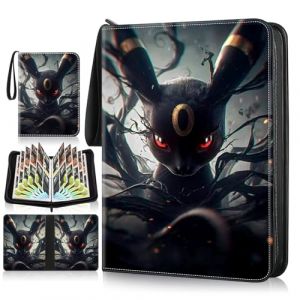 Holyhcx Classeur Carte Imperméable avec Poignée,Album Carte Collectionneur 50 Pages (400 Cartes),Rangement Carte Portable,Pochette Protectrice Étanche,Idéal pour Enfants,Adultes,Collectionneurs (XIE_DA_STORE, neuf)
