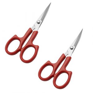 minkissy 2pi&egrave;ces Ciseaux Sourcils Simples Multifonctions Pour Hommes Et Femmes Acier Inoxydable Durables Et Pratiques Pour Toilettage Quotidien (Master Self, neuf)